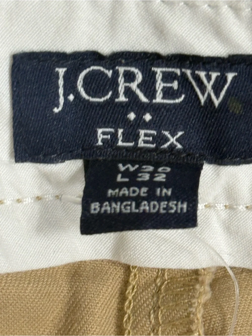 J. Crew Men’s Slim-Fit Flex British Khaki Chino Pants NWT